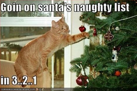 Going on Santa's Naughty List in 3 ... 2... 1